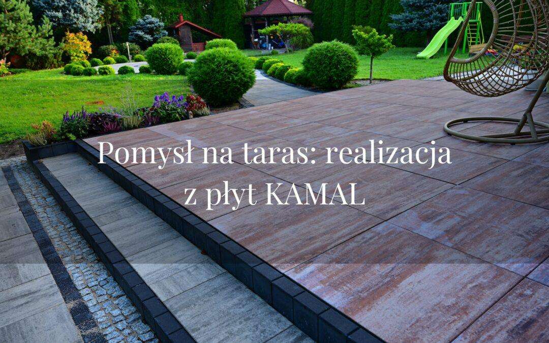 Pomysł na taras: realizacja z płyt Semimega i Mikromega